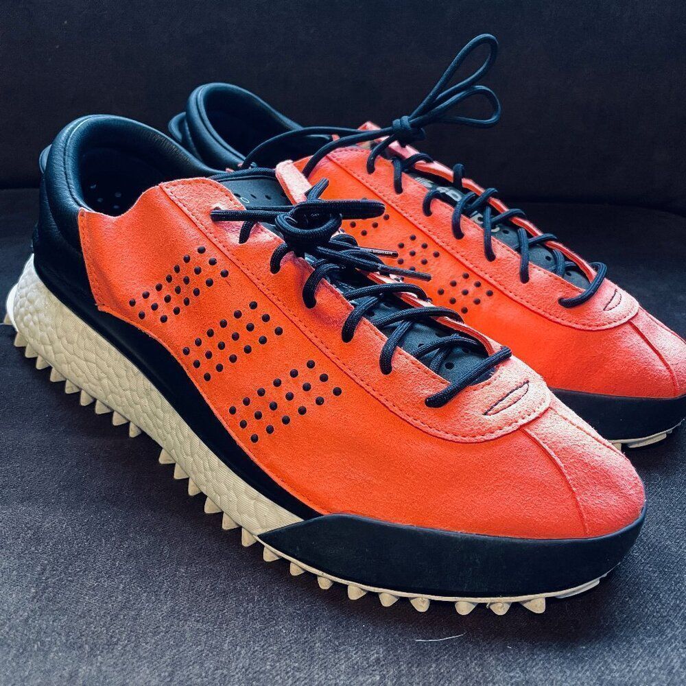 adidas Hike Lo Alexander Wang Glow Orange Core Black AC6840 Mint Condition 10.5